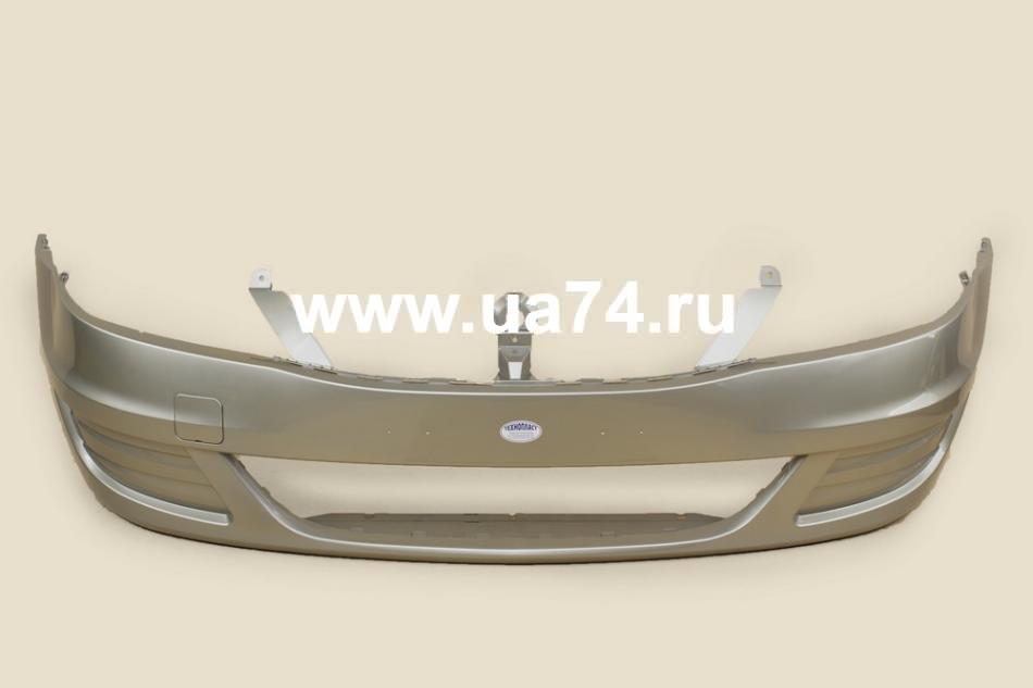 Бампер без птф. Renault Logan 10-13 Россия KNM (Светлый базальт)